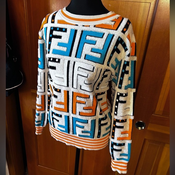 Multicolor Monogram Sweater - Picture 6 of 13